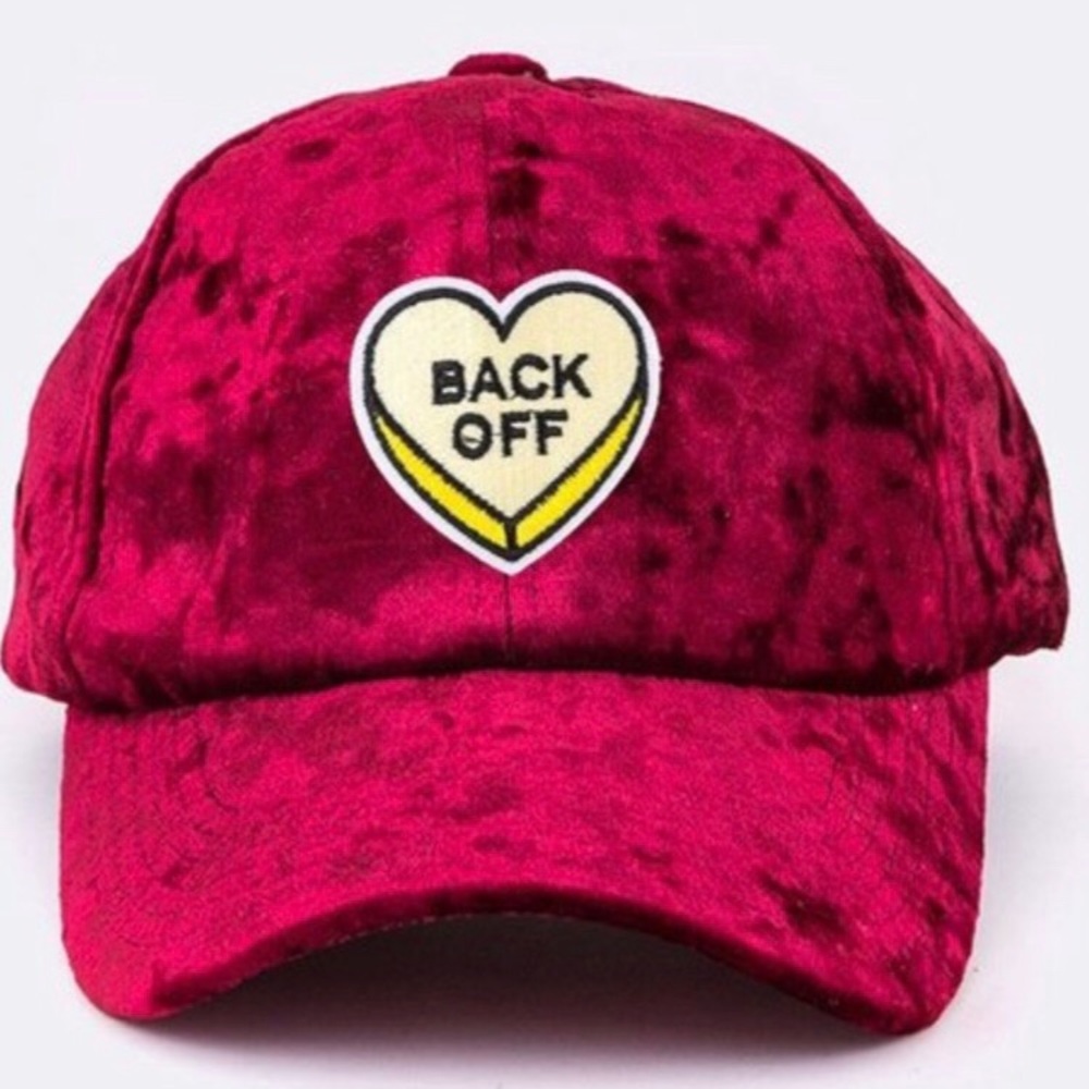 Burgundy Velvet “Back Up”